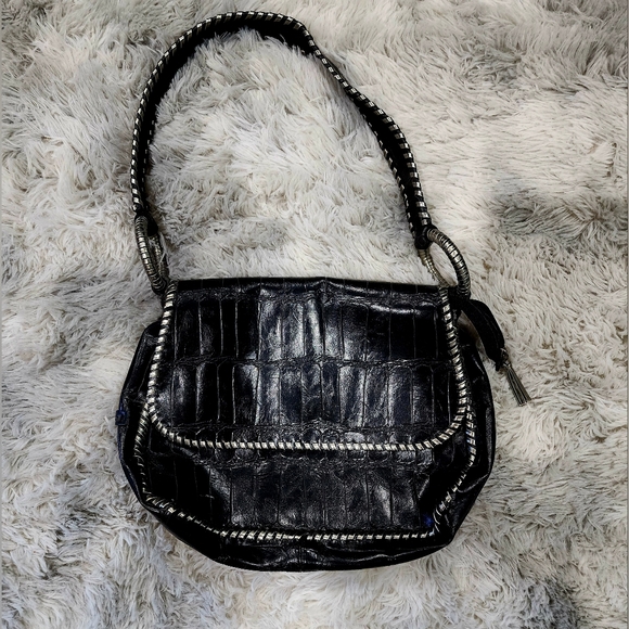 BRACCIALINI | Vintage Italian Leather Bag - Picture 7 of 8